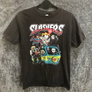 Slasher Horror Movie Villains T Shirt Mens Large Freddy Jason Pennywise Michael